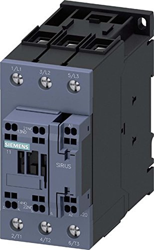 Siemens SIRIUS Schütz 50 A 230 V 22 kW 1 NA + 1NC Borne Gasdruckfeder