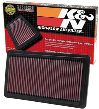 K&N 33-2279 Motorluftfilter: Hochleistung, Prämie, Abwaschbar, Ersatzfilter,Erhöhte Leistung, 2003-2016 (MPV, FAW CX-7, FAW 8, CX-7, mazda 6, Atenza, Mazdaspeed6)