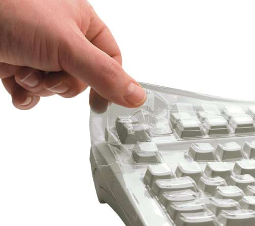 CHERRY WetEx, Flexibe Tastatur-Schutzfolie für CHERRY G80-3000, ANSI-Layout, Zuverlässiger Schutz vor Verschmutzung durch Flüssigkeiten, Staub, Fremdkörper
