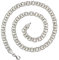 925 Silberkette: Königskette flach Silber 8,5mm 65cm - KKFLRH-85-65