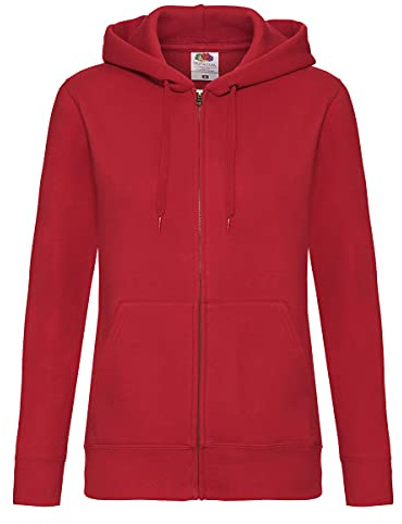 Fruit of the Loom Premium Hooded Sweat Jacket Lady-Fit