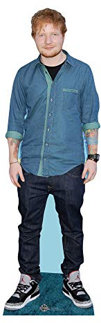 STAR CUTOUTS Ed Sheeran CS595 171cm Lifesize Cardboard Cutout