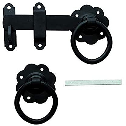 Carlisle Brass IRGBLK/BP Gate Latches, Black