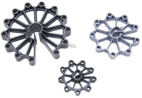 Miko® 100Stk. Abstandhalter Senkrechte Bewehrung 30 mm – Sternabstandhalter Baustahlabstandhalter – Robuste und langlebige Distanzstücke für präzise Betonarbeiten