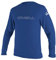 O'Neill Wetsuits Men's Basic Skins Long Sleeve Rash Vest, Pacific, S