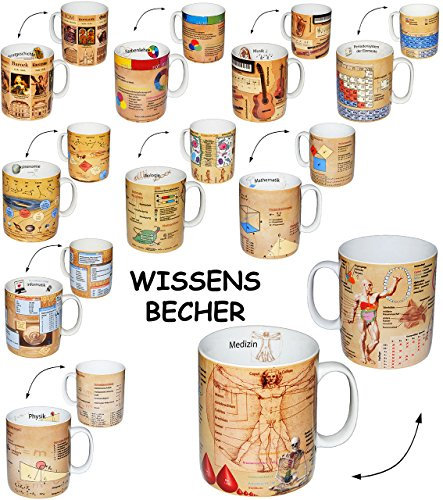 alles-meine.de GmbH Henkeltasse - Chemie/Periodensystem der Elemente - Daten & Fakten - 460 ml - groß - Porzellan/Keramik - Schule - Mathe - chemische PSE - Uni - Hochsch..