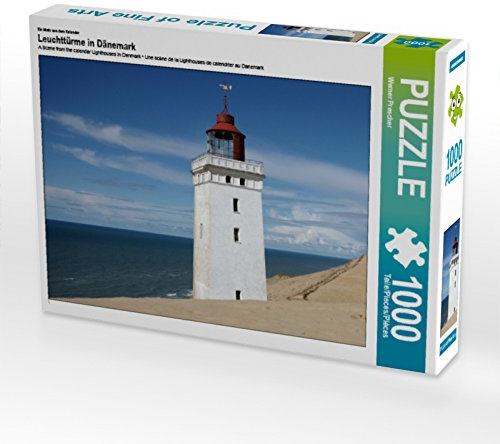 CALVENDO Puzzle EIN Motiv aus dem Kalender Leuchttürme in Dänemark 1000 Teile Puzzle quer | 1000 Teile Lege-Größe 64 x 48 cm Foto-Puzzle für glückliche Stunden