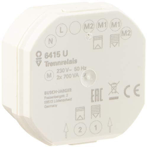 Busch-Jaeger 6415 Busch-Jalousiecontrol Trennrelais, 2-Fach
