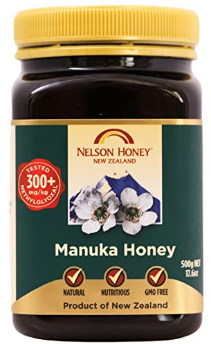 Nelson Honey UK, Classic 300+mg 500 g, Manuka, 1 count