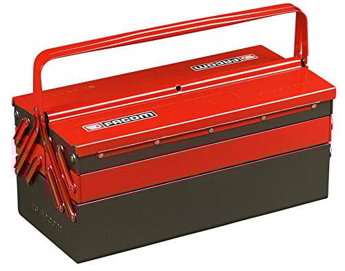 Facom BT.11A Boîte à Outils avec 5 Compartiments 47 cm Rouge/Noir