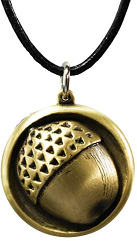 The Noble Collection Bilbo Button Anhänger Lederkette