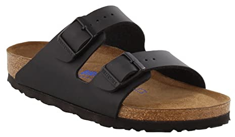 Birkenstock Unisex Arizona SFB Sandal- Black - FOOTWEAR||UNISEX FOOTWEAR||UNISEX LIFESTYLE