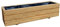 FKL DESIGN Home Deco Fioriera in legno fioriera giardino terrazza 9 litri completamente assemblata D6 rovere (lunghezza 60 cm)