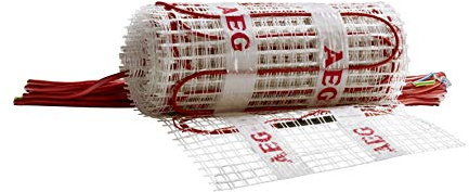 AEG elektrische Fußbodenheizung, Heizmatte 0,6 m², 200 W/m², Wellness Thermo Boden TBSG S 200/0,6 WE, 234700