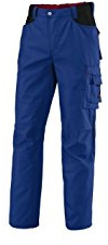 BP Workwear 1788-555-13 Arbeitshose - Gummizug im Rücken - Bundfalten - Normale Passform - Größe: 54n - Farbe: königsblau/schwarz