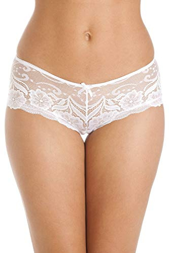 Camille Womens 2 Pack Floral Lace Boxershort