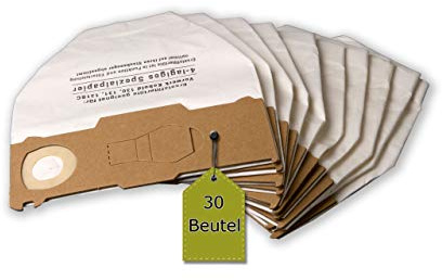 eVendix 30 Staubsaugerbeutel ähnlich FP 130, FP 131, Staubbeutel, Filtertüten kompatibel mit Vorwerk Kobold 130, 131, SC - 4 lagig