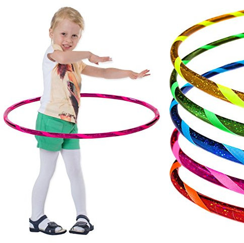 Super Star Kinder Hula Hoop Reifen Ø70cm, Pink-Pink