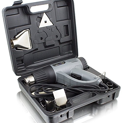 BITUXX® Heißluftpistole 200W Heißluftfön 2000 Watt Heissluftgebläse Düsen Grill Entlacken inkl. 4 Vorsatzdüsen