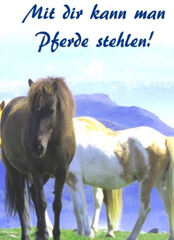 Mit dir kann man Pferde Stehlen! - Notizbuch: Notizheft, DIN A5 liniert