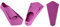 arena Powerfin Schwimmflossen, Trainingsflossen für Erwachsene, 100% Silikon, Bequeme und Kurze Schwimmflossen, Pink-Black (95), 45 - 46