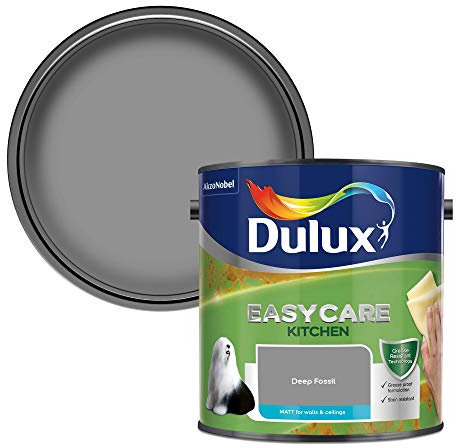 Dulux Easycare Kitchen Matt Emulsion Paint - Deep Fossil - 2.5L