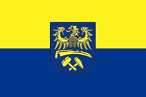 U24 Aufkleber Oberschlesien Flagge Fahne 8 x 5 cm Autoaufkleber Sticker