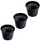 Pisces Pond Round Plant Basket 13 x 10cm - 3 Pack of Pond Planting Pot