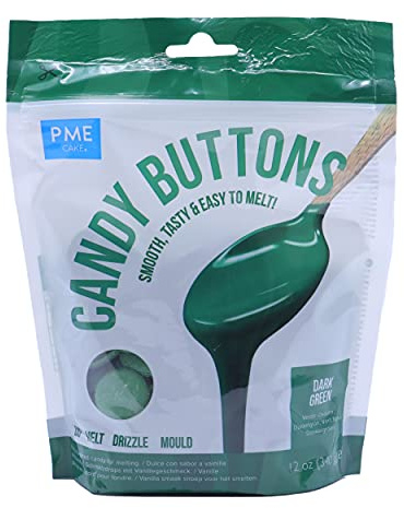 PME Candy Buttons Dark Green 340 g