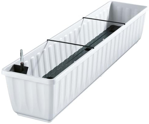 geli Thermo Plastic – Batterie Box Flowers von Aqua Plus weiß 100 cm
