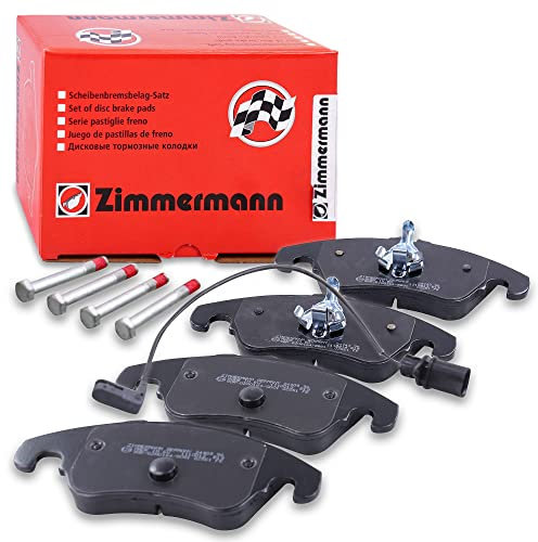 Zimmermann 24743.190.2 Serie Bremsbeläge, vorne, 2 Sensoren, inklusive Dämpfungsplatte