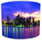 30,5cm Tabelle new york blue skyline Lampenschirmes