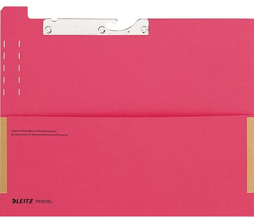 LEITZ Pendelfehltasche, mit Tab Fehlt, rot 25 Stück