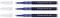 Tombow BK-LP05-16 Tintenrollermine, Strichstärke 0.5 mm, blau , 3er Pack