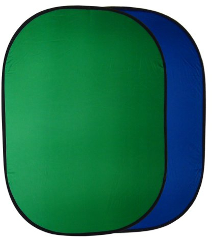 DynaSun Hintergrund Faltreflektor 2in1 Reflektor faltbar RE2010BG 150x200cm XXL Blau-Grün +Tasche
