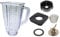 Blendin Replacement 40 Ounce -5 Cup- Square Top Plastic Blender Jar Set, Blender Cup Compatible with Oster and Osterizer Blenders, Complete Replacement Part Refresh Kit