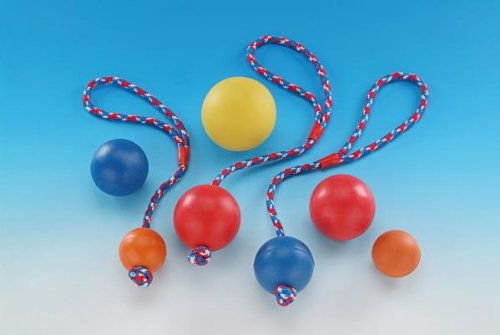 Nobby Ball aus Gummi mit Seil