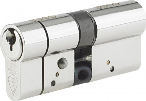 Yale Locks AS5045BN Euro Cylinder Anti-snap 50/45 (95mm) Bright Nickel