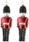 Gift Company Hänger 2er Set English Soldiers, schwarz/rot schwarz/rot [A]