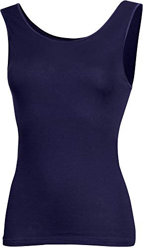Erwin Müller Damen-Unterhemd Modal violett Größe 46/48