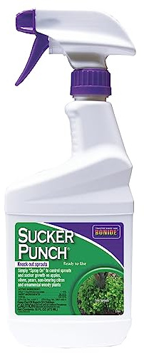 Bonide Sucker Punch, 16 oz Ready-to-Use Spray, Control Unwanted Plant Sprouts, Plant Growth Regulator for Home Garden
