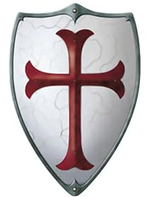Holzspielerei Ritterschild Templer