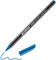 edding 1200 Fasermaler fein - hell-blau - 1 Stift - Rundspitze 1 mm - Filzstift zum Zeichnen und Schreiben - für Schule, Mandala