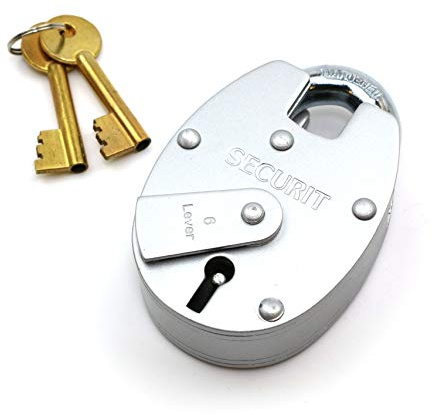 Securit 6 Lever Close Shackle Padlock Double Plate - 63mm