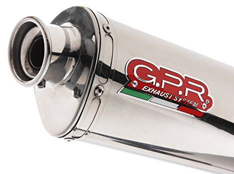 GPR S.173.Tri Terminal zugelassen mit Verbindungsstück für Suzuki GS 500 E – F 2001/06, trioval