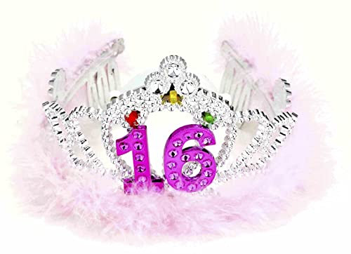 Blinkende Tiara Birthday # 16 (Hüte & Kopfbedeckungen weitere)