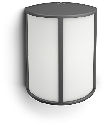 Philips MyGarden LED Wandaussenleuchte Stock, 6 W, Anthrazitgrau, Grau