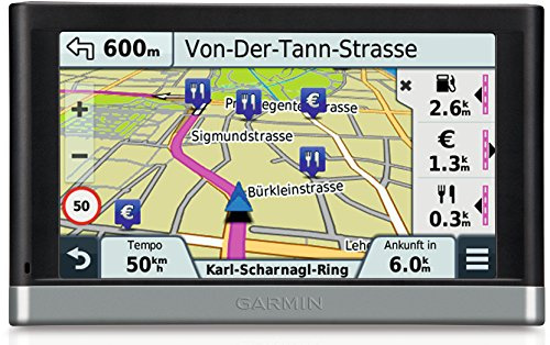 Garmin 2597LMT EU nüvi Navigationsgerät (12,7 cm (5 Zoll) Touchscreen, 480 x 272 Pixel, 45 Länder, Bluetooth) schwarz