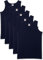5 Pack of Fruit of the Loom Mens Athletic Vests Tank Top T Shirt Sizes and Colours (Large Mens 41-43 Inch Chest, 5 x Navy Blue)