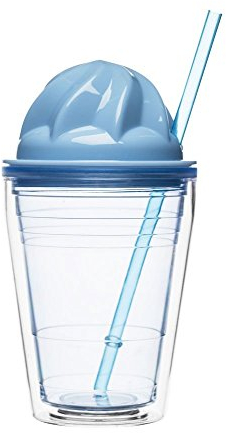 Sagaform 5017185 Milch- Shake- Becher, Kunststoff, blau, 15 x 10 x 10 cm